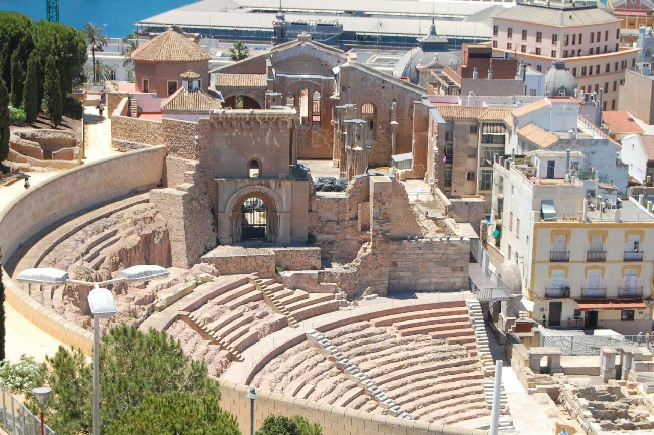 Piso Teatro Romano Cartagena Eksteriør bilde
